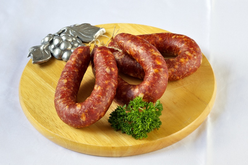 Luftgetrocknete Bauernwurst